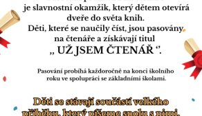 Pasování na čtenáře nové