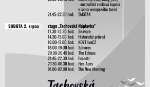 Leták A5 do TL - drruhá stage "Tachovská náplavka"
