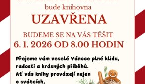 Uzavření knihovny 2025